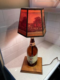 Coors bottle lamp