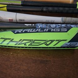 Rawlings Threat 29in -12 Baseball Bat. Composite