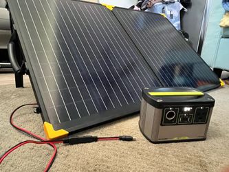 Portable Power Station + Solar Panel Combo