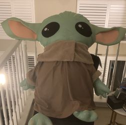 Large Stuffed Baby Yoda Grogu Plush