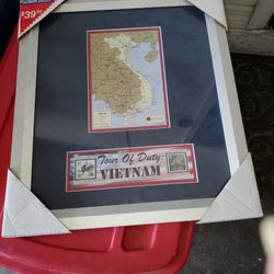 Vietnam Picture Framed