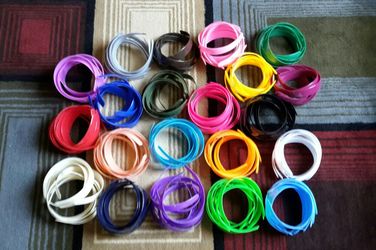 2x1$ Plastic headbands 1"