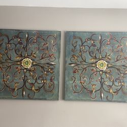 (2) Print Canvas Paintings