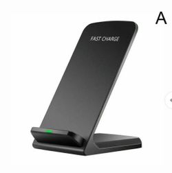 TOW Qi Wireless Fast Charger Charging Stand-Dock For Samsung iPhone