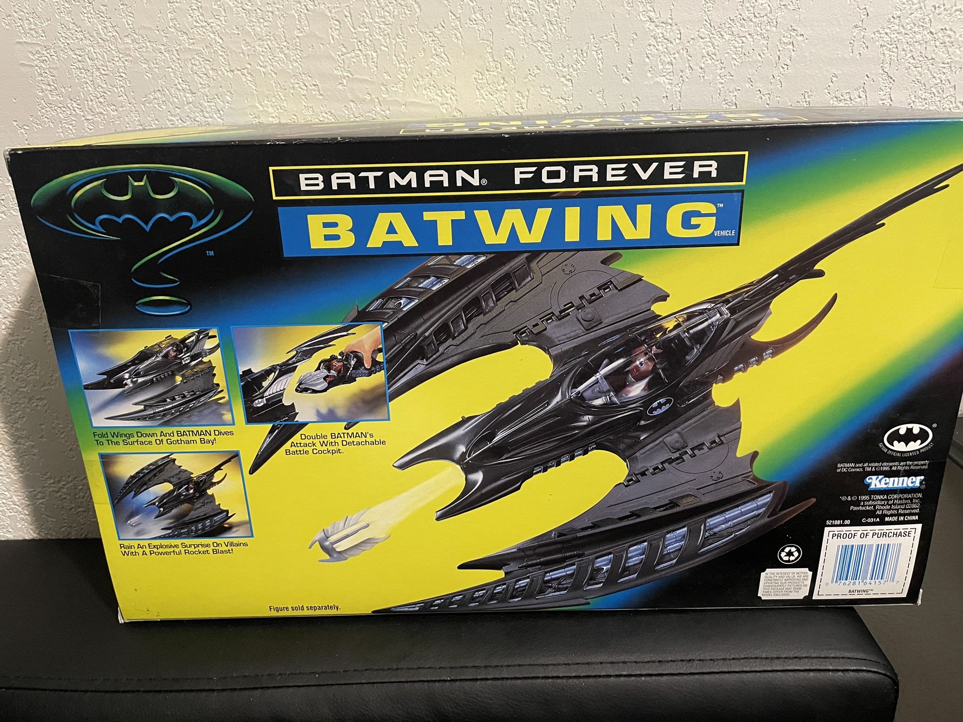 Vintage 1995 Batman Forever Batwing Vehicle