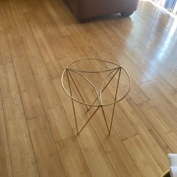 Copper/gold Plant Stand