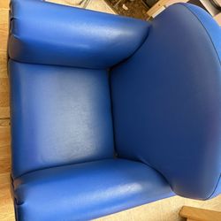  Preschool Soft Armchair – Vinyl Upholstered (Blue) 	