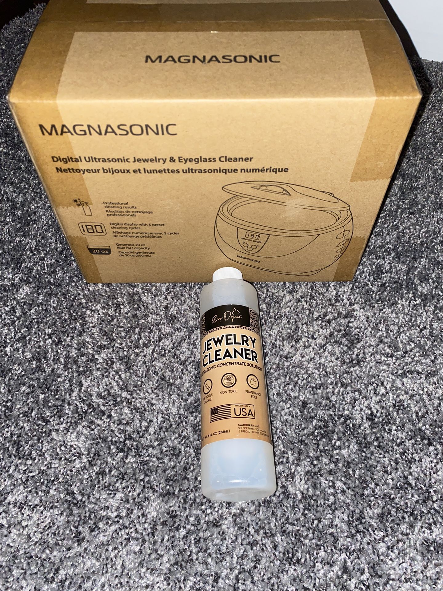 Magnasonic Ultrasonic Jewelry And Glasses Cleaner 