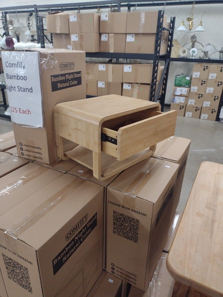 Comfify Bamboo Nightstand
