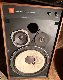 Single Vintage JBL 4312 Monitor Speaker Nice!