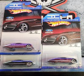 2007 Hot Wheels Designers Challenge - Ford GANGSTER GRIN Set Of 3