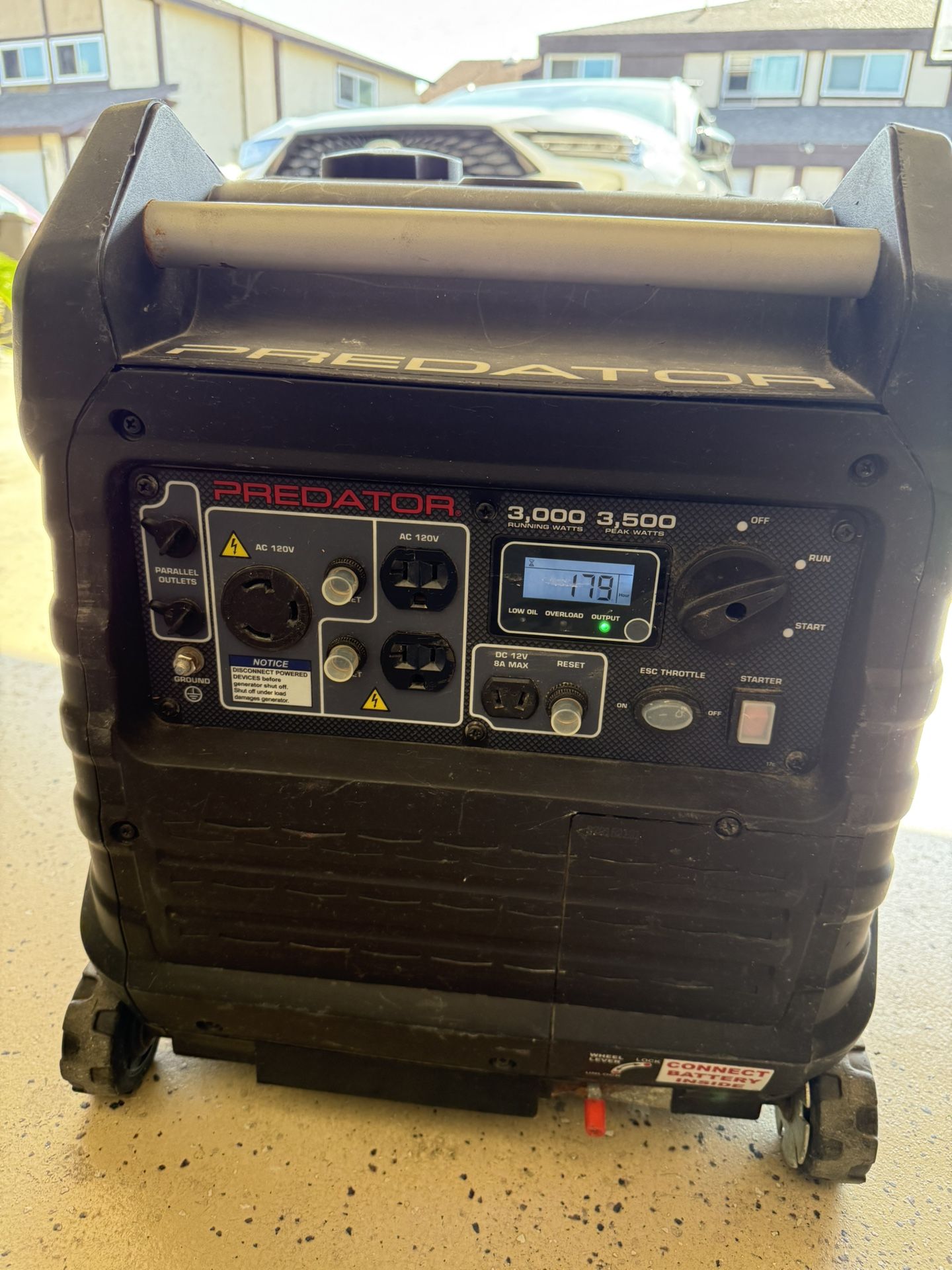 Predator 3500 Generator Low Hours