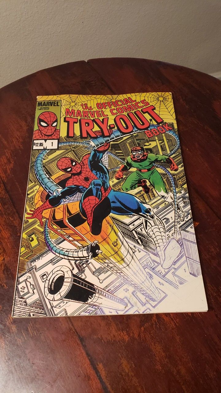 1983 Marvel comics official tryout book