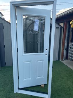New door fiberglass size w32 h80 left hand Inswing jam is 5.1/4 inch $550