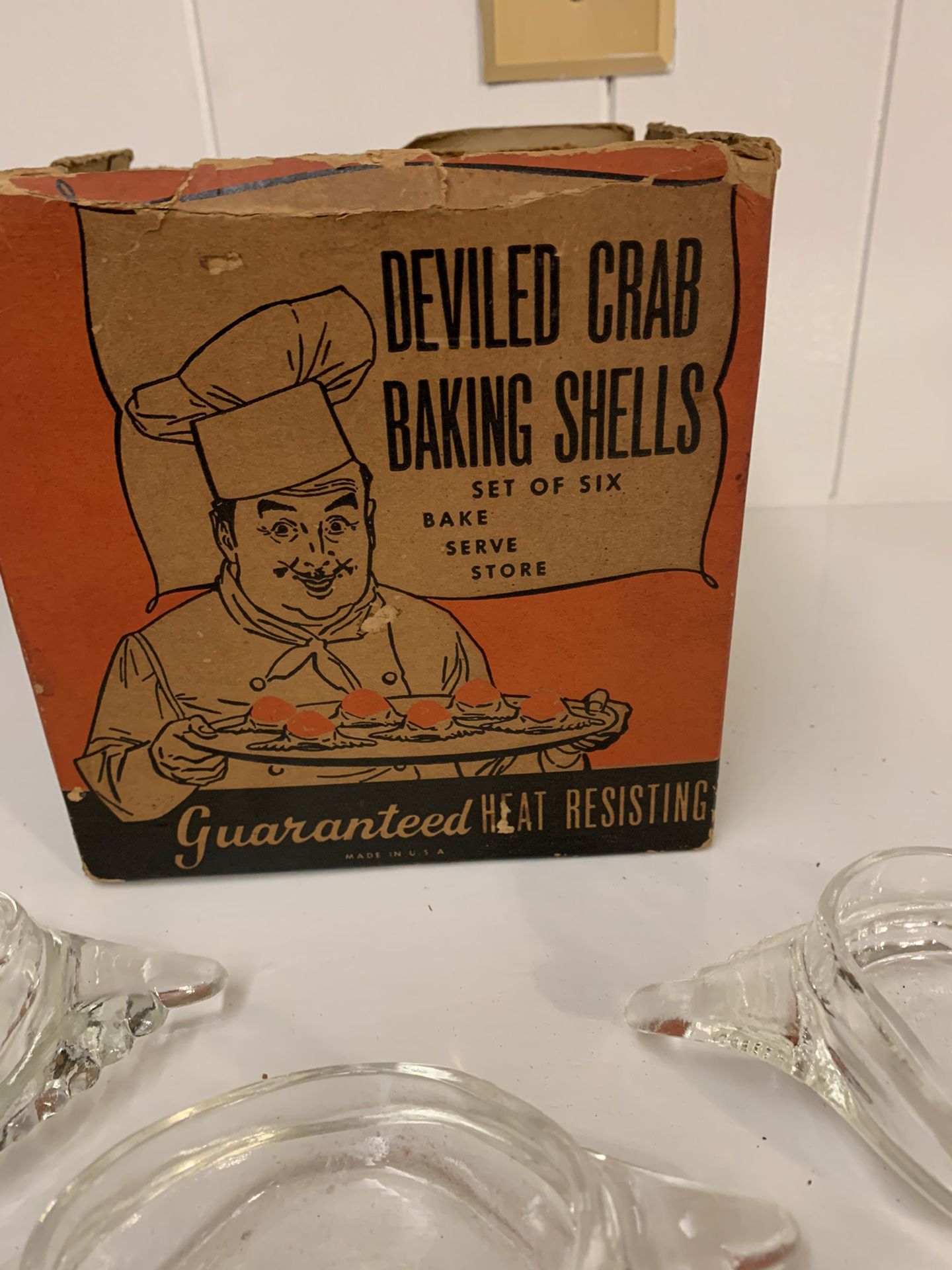 Deviled Crab Baking Shells - 6 piece set