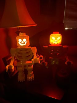 Jack o lantern Giant Lego figure CUSTOM