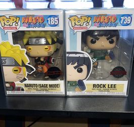 NARUTO (SAGE MODE) & ROCK LEE FUNKO POPS!