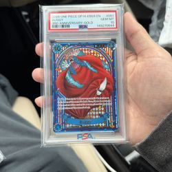 One Piece TCG OP14 Buggy Gold SP Card 