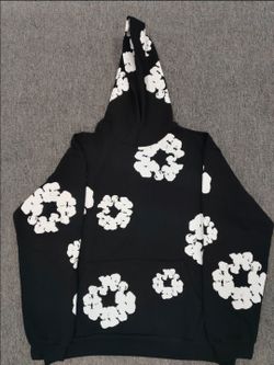 Denim Tears Cotton Wreath Hoodie Black