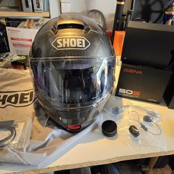 SHOEI Motorcycle Helmet With SENA Communication System 
