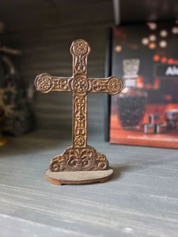 Cast Iron Decorative Standing Cross