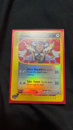 Pokemon Tauros 133/165 Expedition Set Reverse Holo 2002 70 HP
