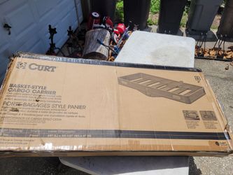 New Curt Basket-Style Cargo Carrier 2" Trailer Hitch Rack 49" x 22.5" - $120 FIRM