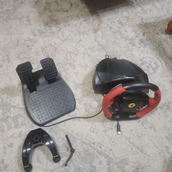 Xbox Stiring Wheel and Pedals