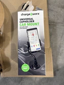 Chargeworx universal cupholder car mount