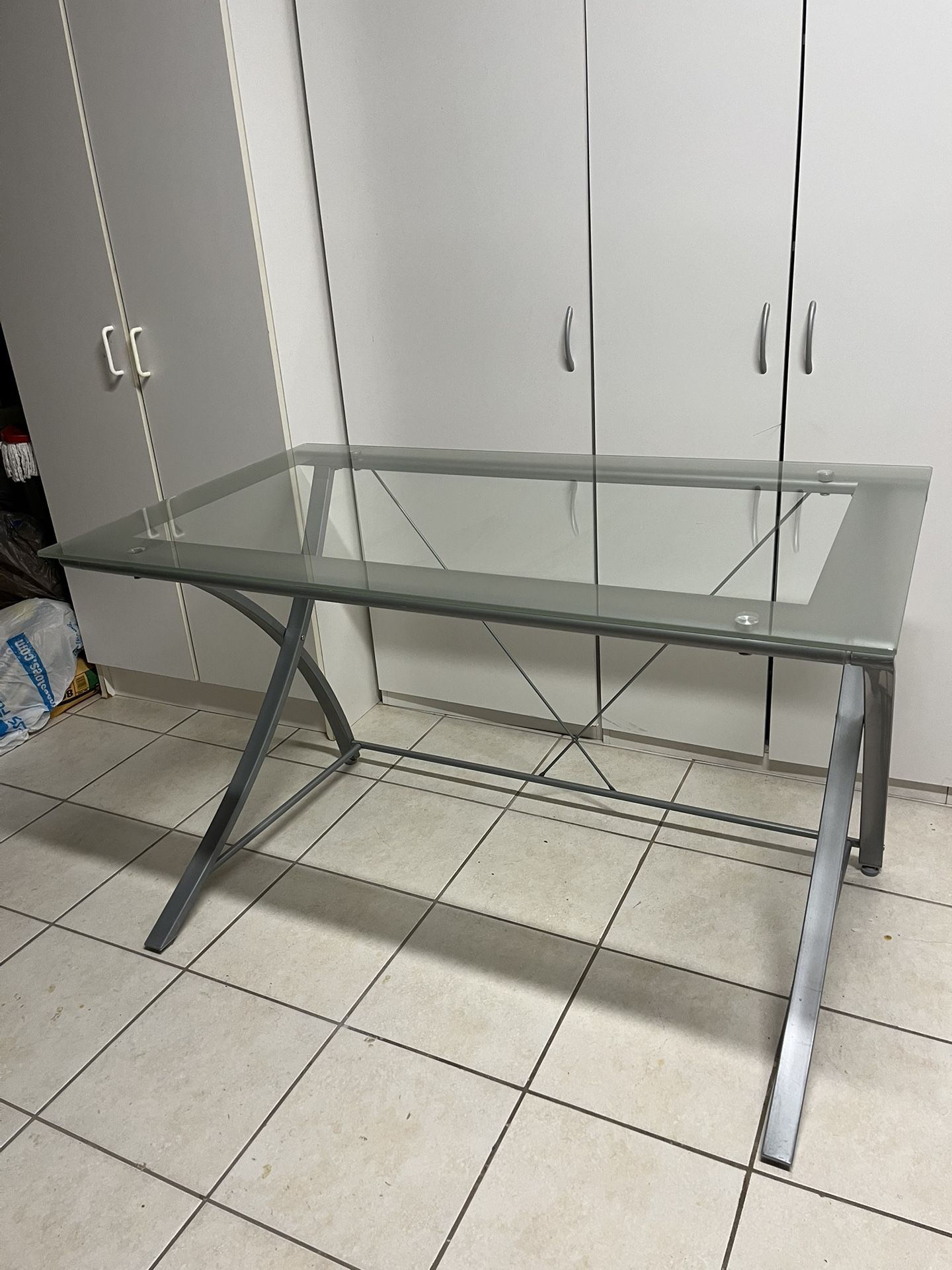 Glass Top Desk