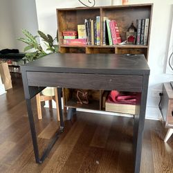 Black Coffee Station Table/ Small Desk