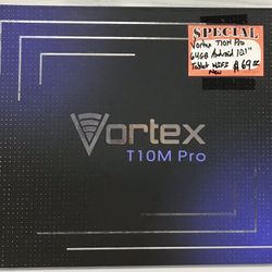 Vortex T10M Pro 64GB Android 10.1” Tablet Wi-Fi New 