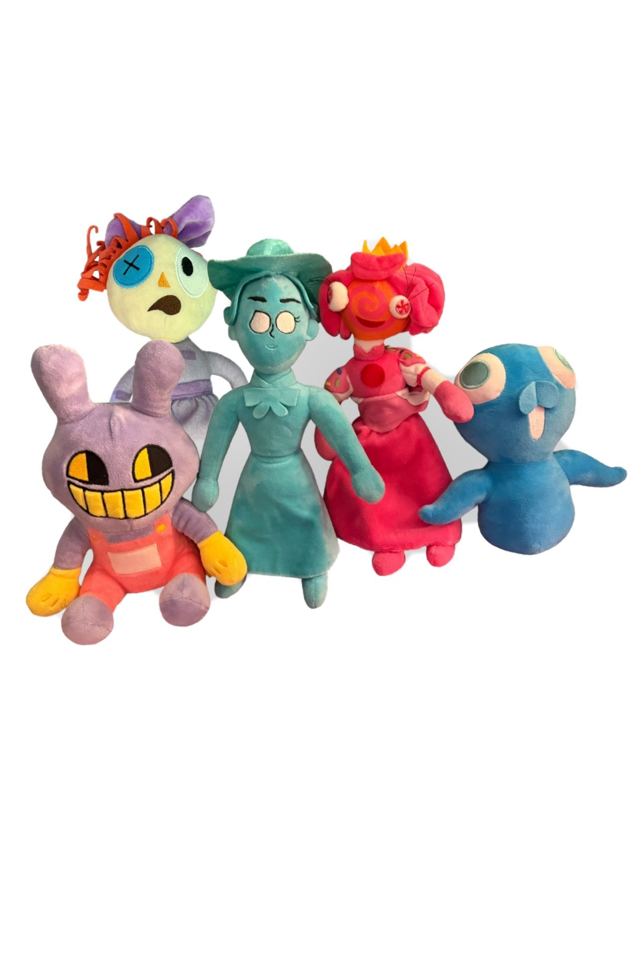 Unofficial Glitch Digital Circus plushes TADC lot of 5