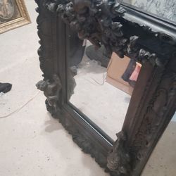 Antique rococo mirror