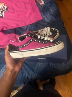Pink pearlized vans