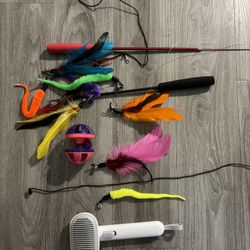 Cat Toys And Brush