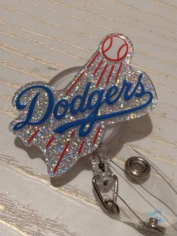 BADGE REEL DODGERS