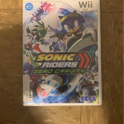 Nintendo Wii Sonic Riders Zero Gravity