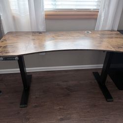 Desk with 2 Port Access Holes