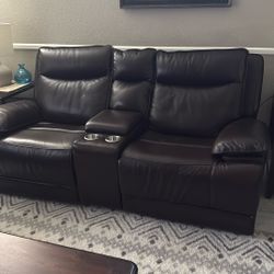 Loveseat And Recliner Chair 