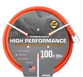 High-Performance 3/4 in x 100 ft. Kink Resistant, Durable Contractor Grade Garden Hose