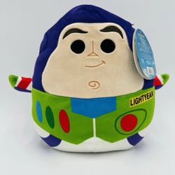 Disney Pixar Squishmallow 10” Buzz Lightyear Plush – Kellytoy – New With Tag