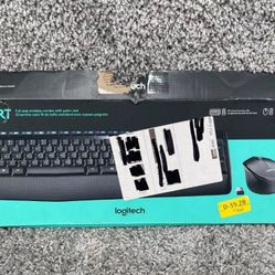 Logitech Comfort MK345 Black Wireless Keyboard And Mouse Combo Windows OS