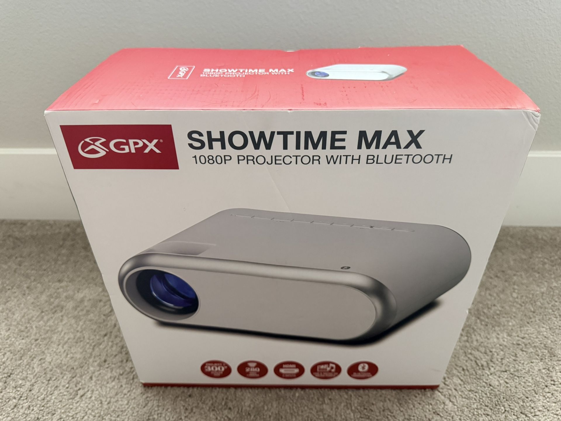  NEW Projector! GPX Showtime Max 1080p Bluetooth