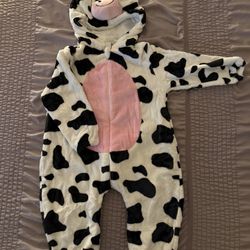 Disfraz De Vaca Para Niños Unisex Size 2T-3T