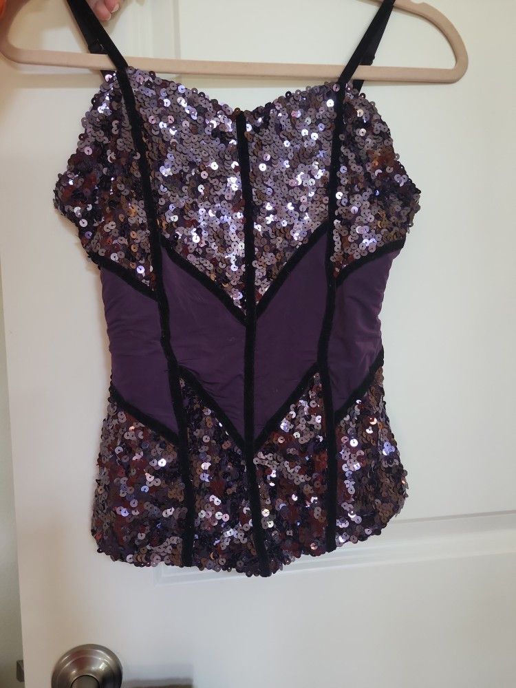 Costume Dance Costume Buster Sequin Top Corset