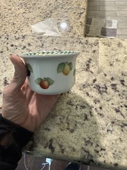 🍋 Villeroy & Boch “French Garden” Porcelain Bowl – Oven-to-Table Ware