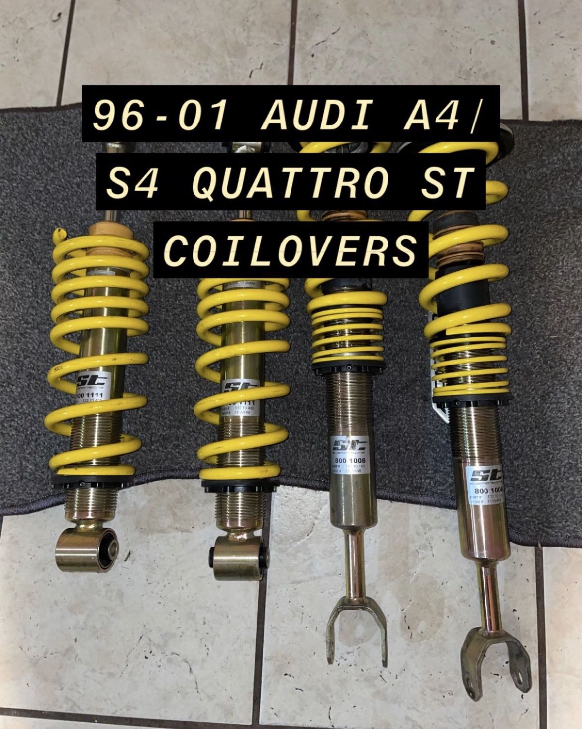 Audi A4 Coilovers Audi S4 Coilovers Audi Parts 