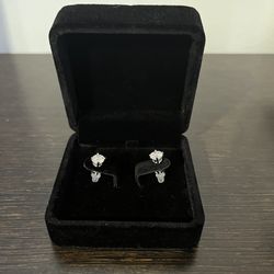 Moissanite 5mm Stud Earrings