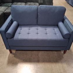 Navy Blue Loveseat